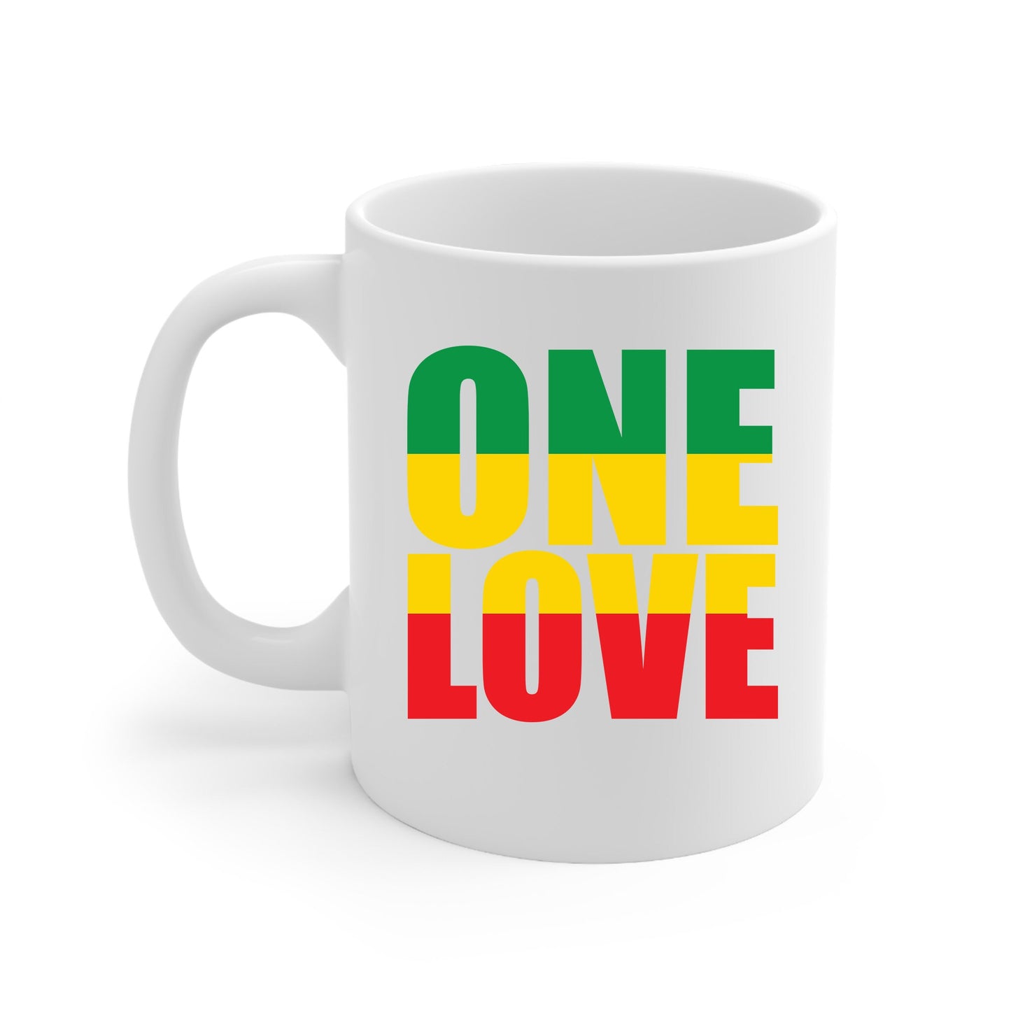 Bob Marley One Love Coffee Mug: Reggae Music Ceramic Mug