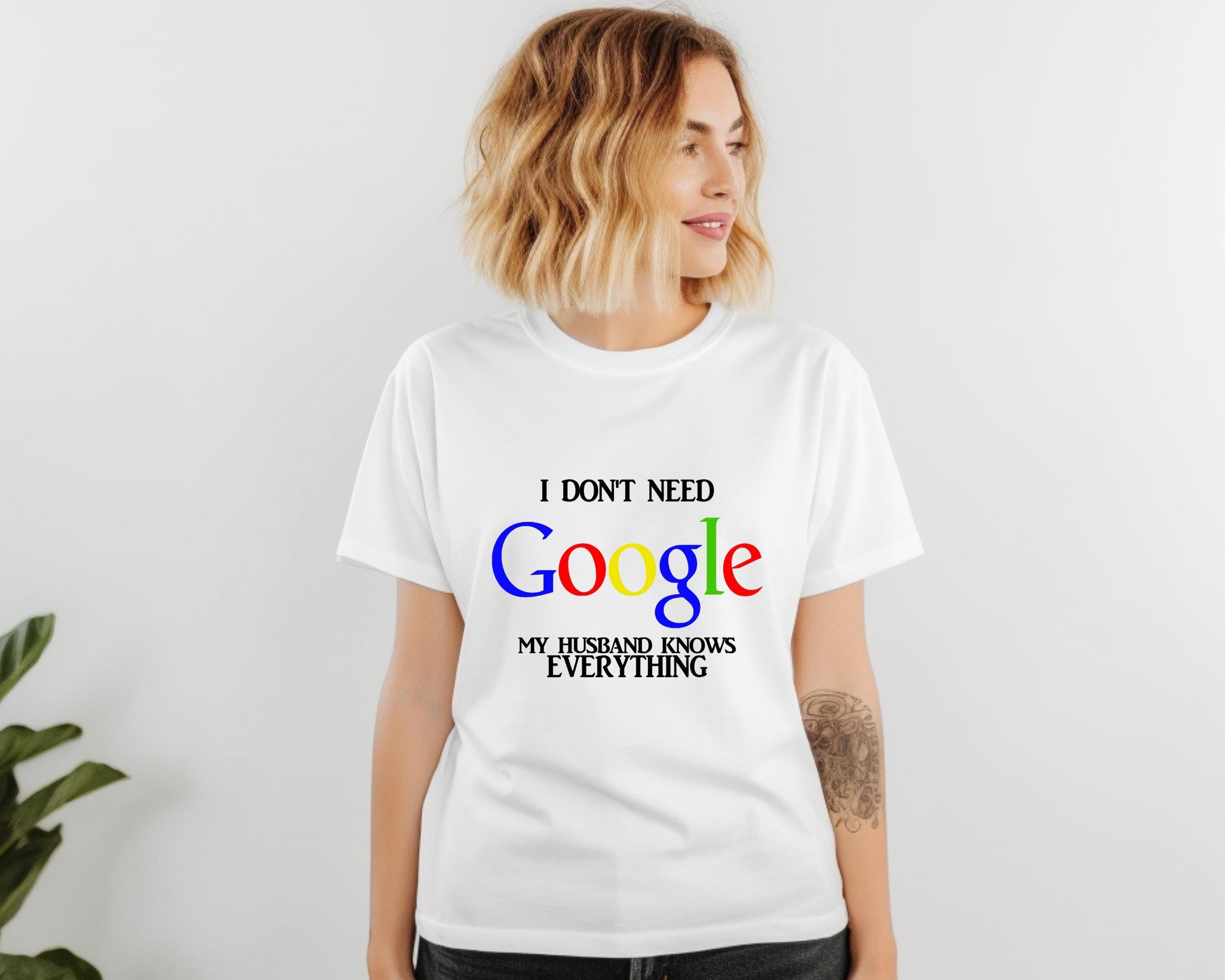 Funny "My Husband Knows Everything" Comfort Colors T-Shirt
