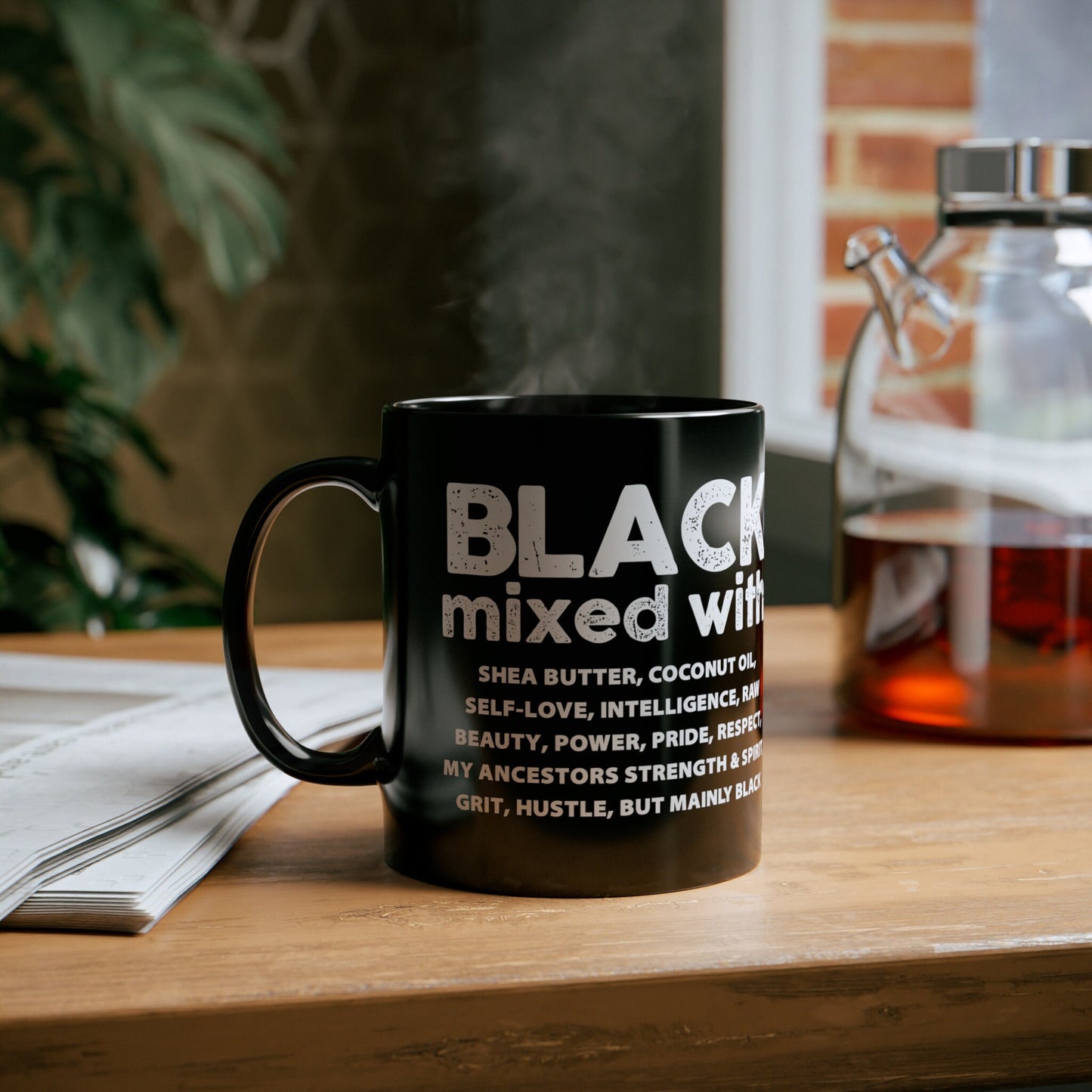 Afrocentric Coffee Mug: Black Pride Activist Cuppa (11 or 15 Oz)