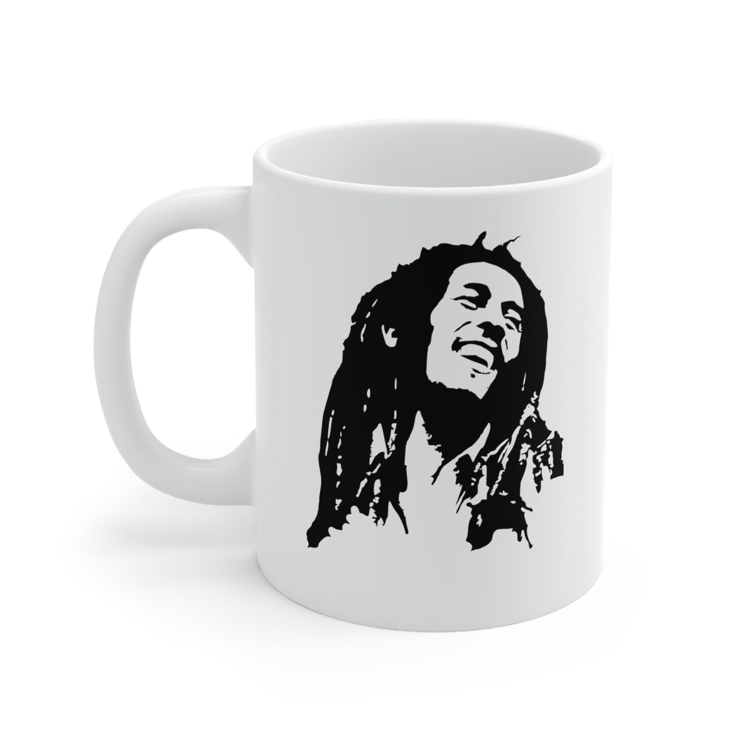 Bob Marley Silhouette Coffee Mug - Reggae Music Gift