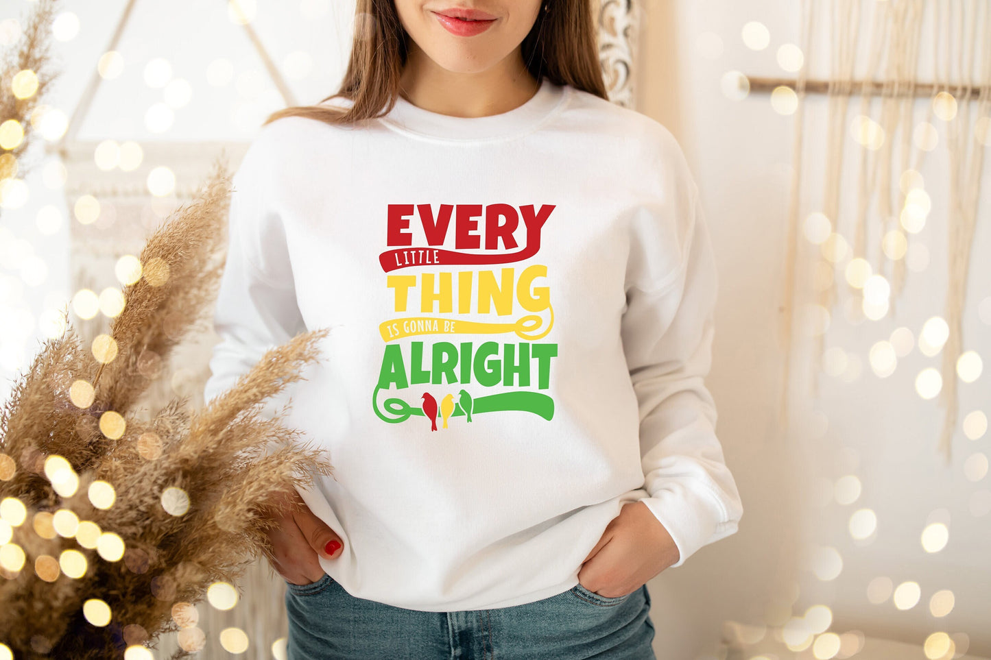 Bob Marley Sweatshirt: Reggae Lyrics, Jamaica Vacation Style