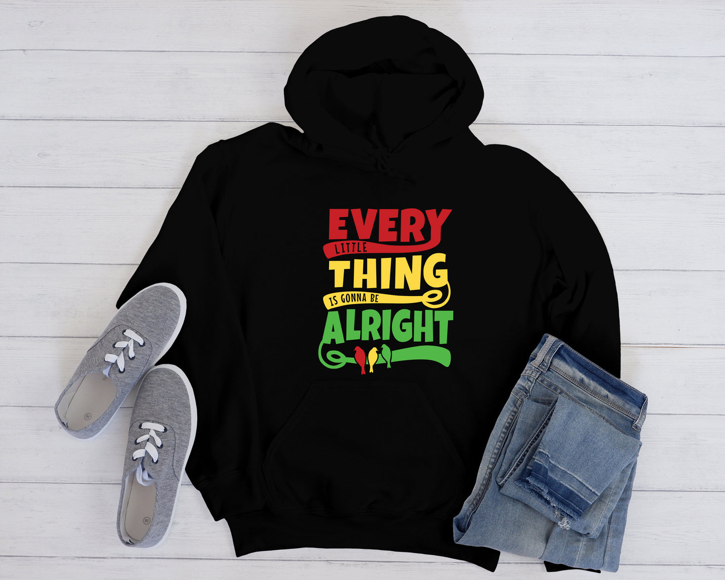 Bob Marley Lyrics Hoodie: Reggae Music Sweatshirt