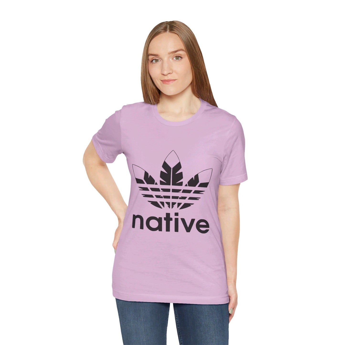Native Feather Logo T-Shirt: Unisex Indian Lover Tee