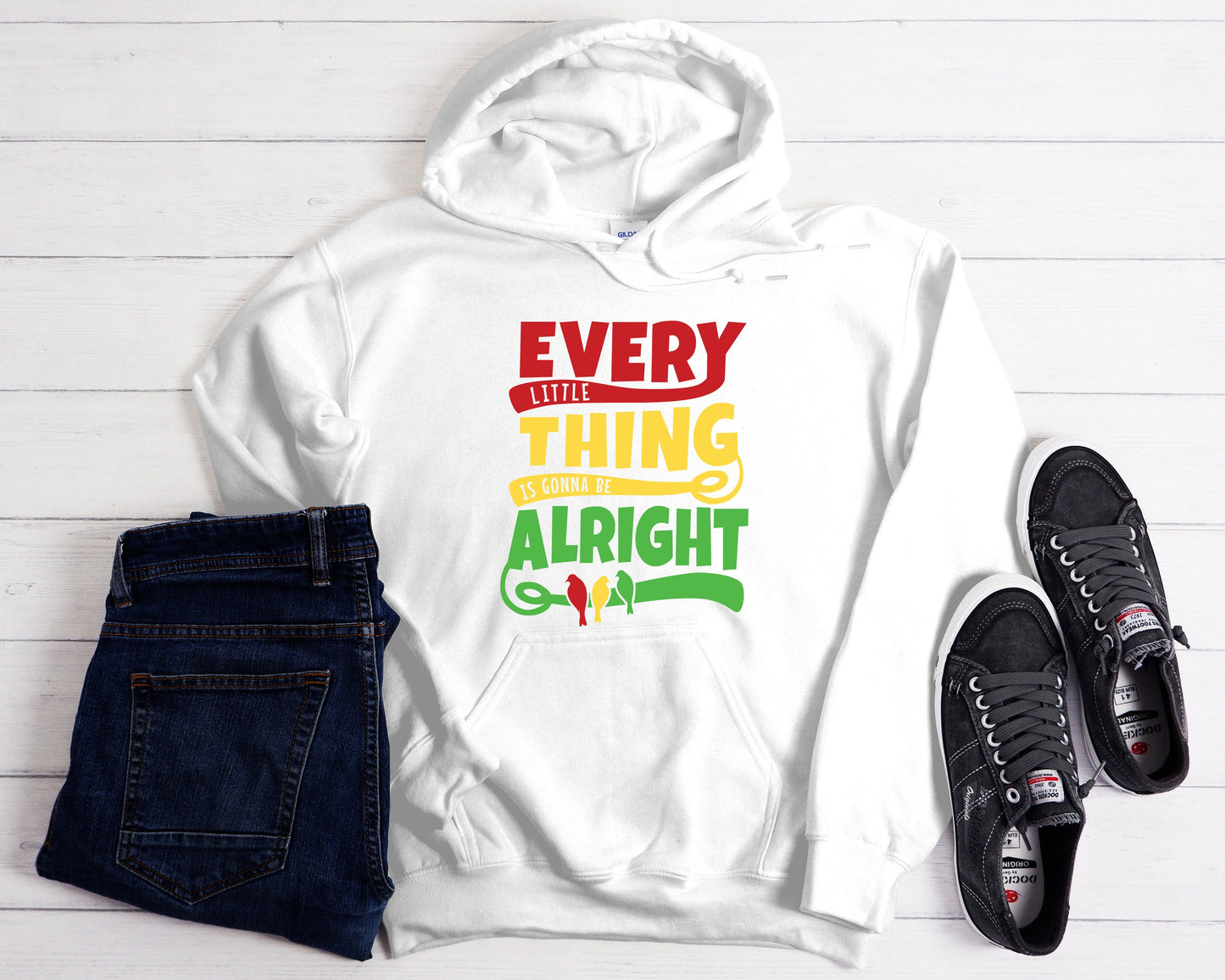 Bob Marley Lyrics Hoodie: Reggae Music Sweatshirt