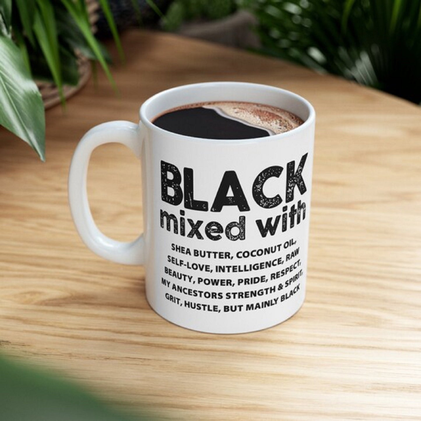 Afrocentric Coffee Mug: Black Pride Activist Cuppa (11 or 15 Oz)