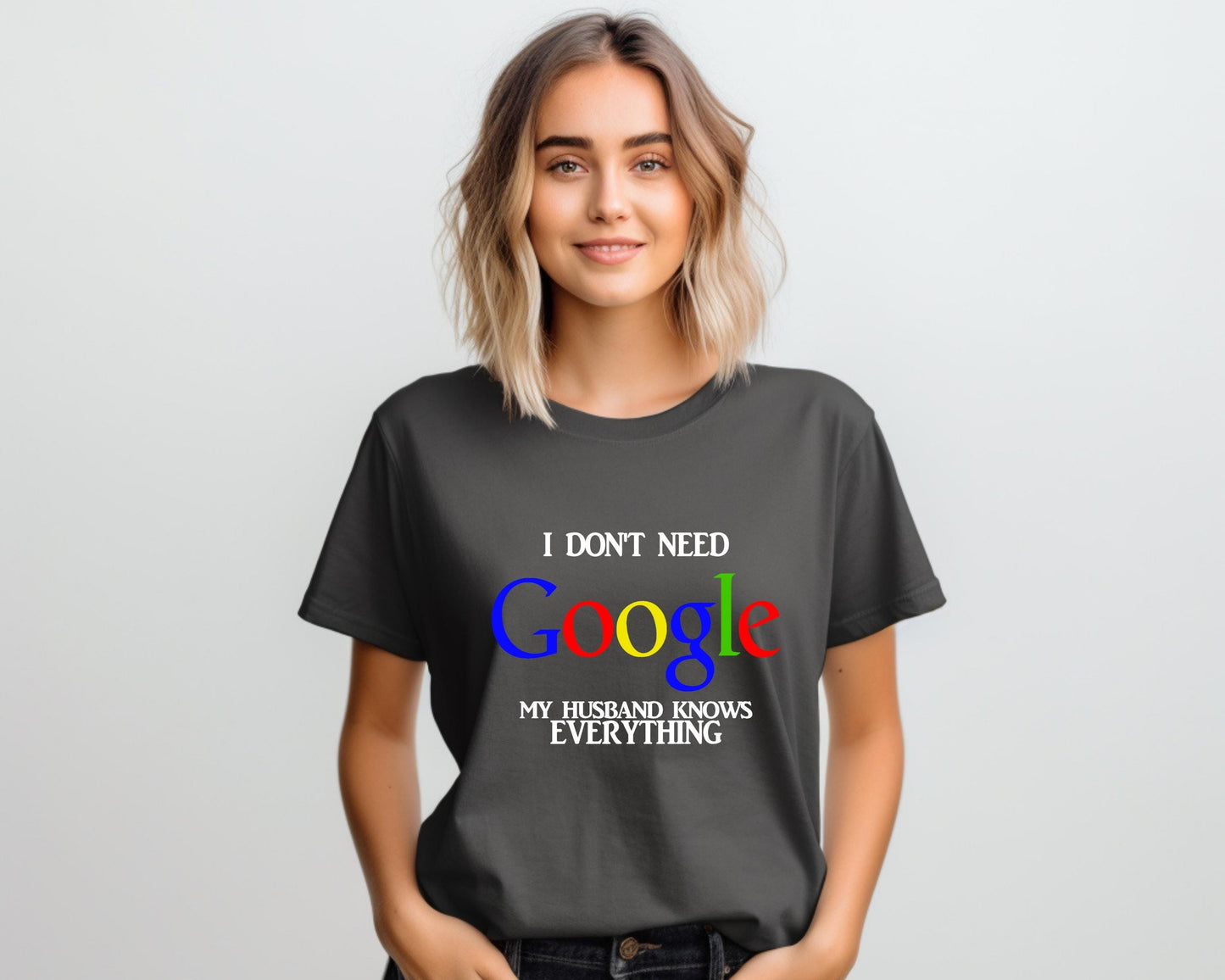 Funny "My Husband Knows Everything" Comfort Colors T-Shirt