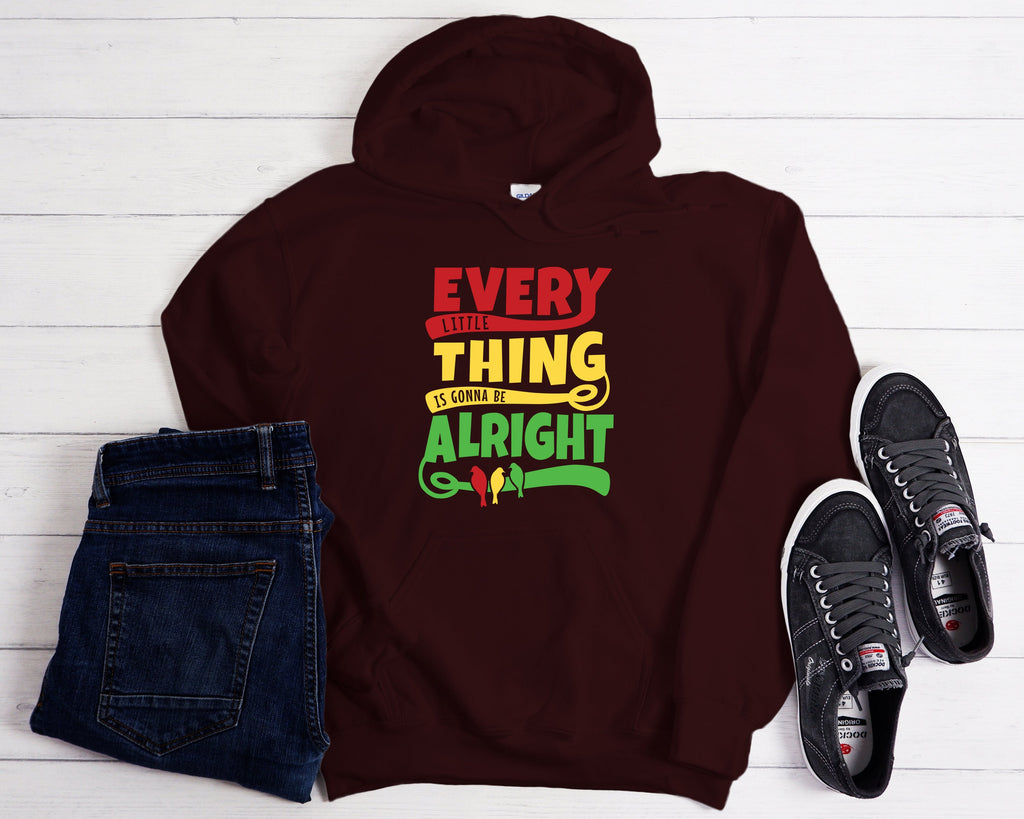 Bob Marley Lyrics Hoodie: Reggae Music Sweatshirt