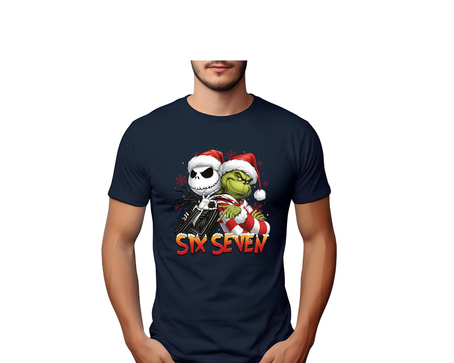 Six Seven Christmas T-Shirt • Funny Cartoon Holiday Tee