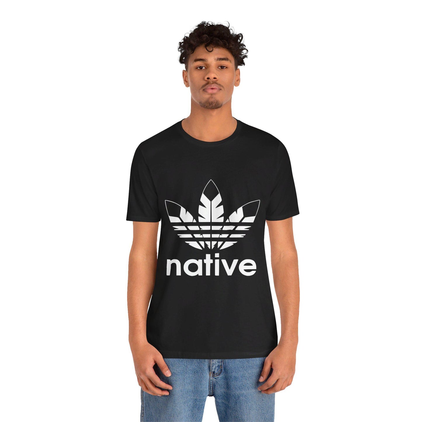 Native Feather Logo T-Shirt: Unisex Indian Lover Tee