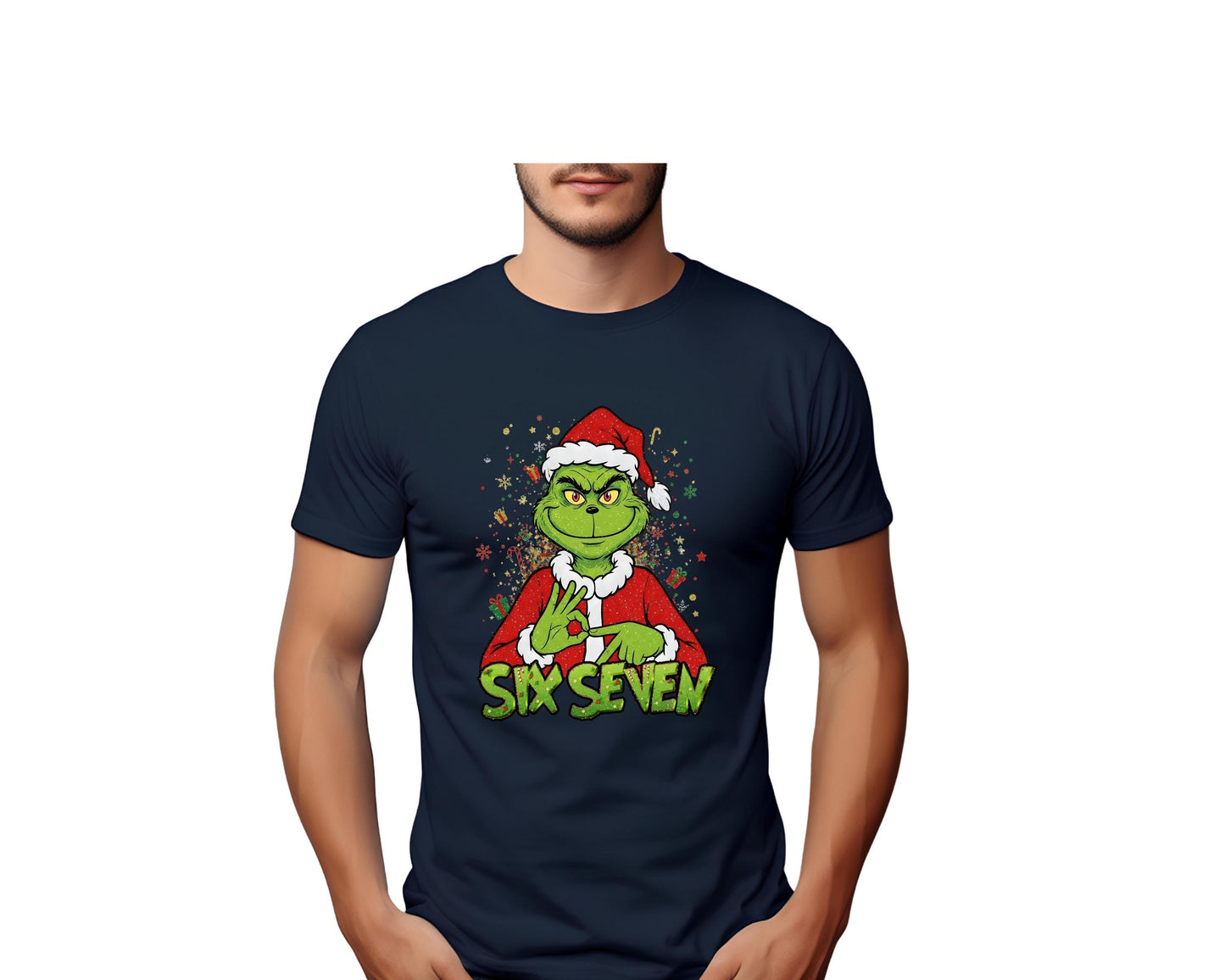 Christmas "Six Seven" Graphic T-Shirt • Funny Santa Tee