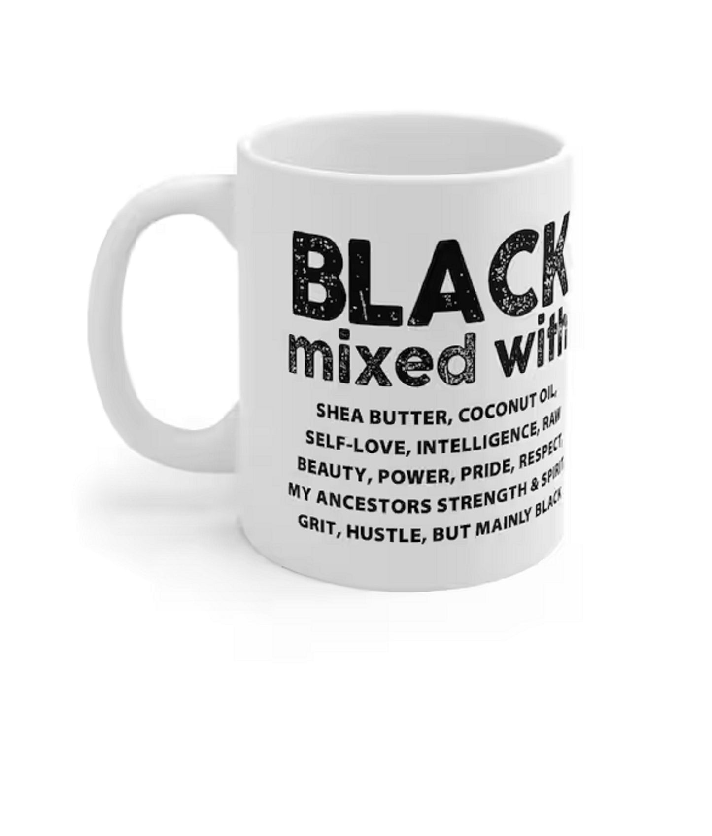Afrocentric Coffee Mug: Black Pride Activist Cuppa (11 or 15 Oz)