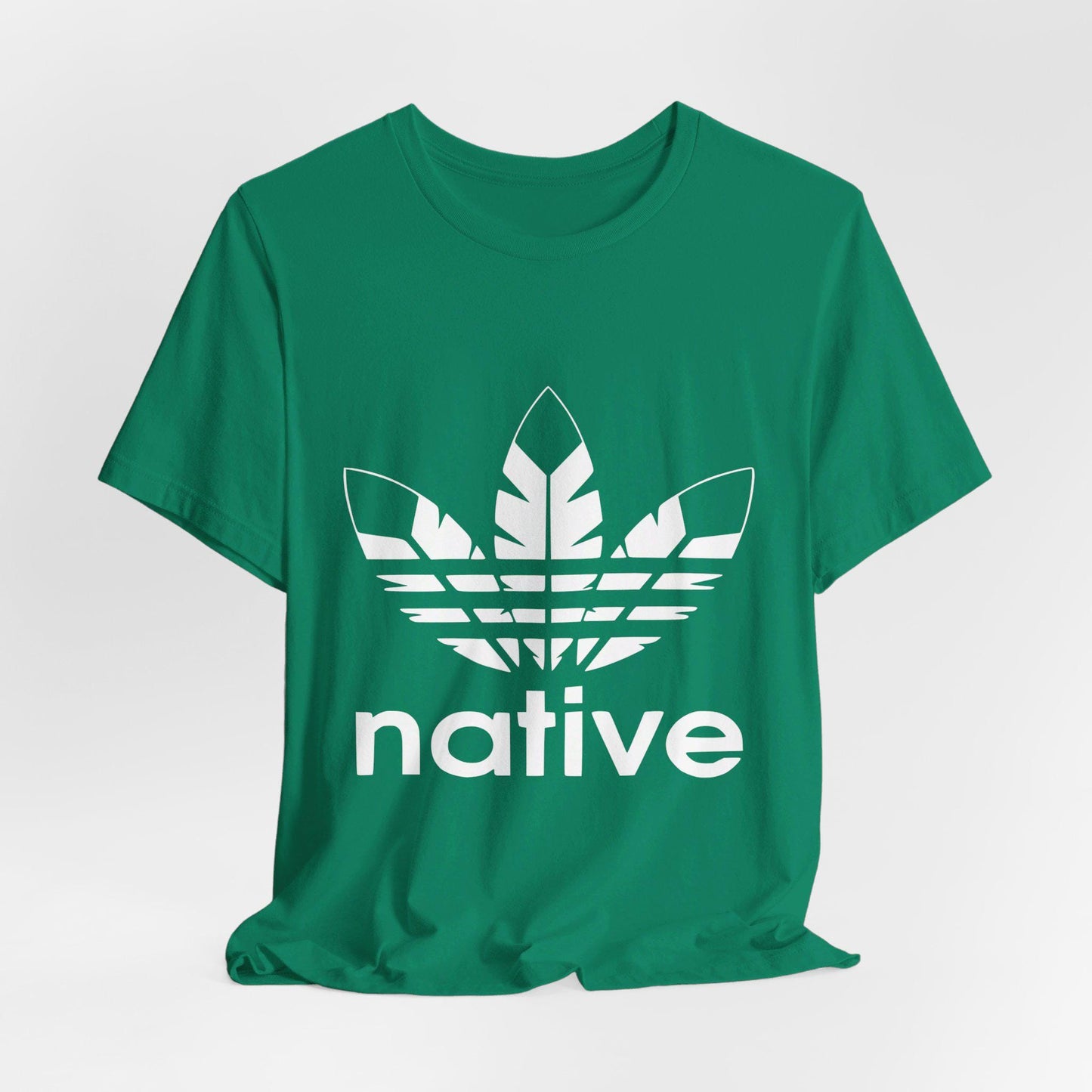 Native Feather Logo T-Shirt: Unisex Indian Lover Tee