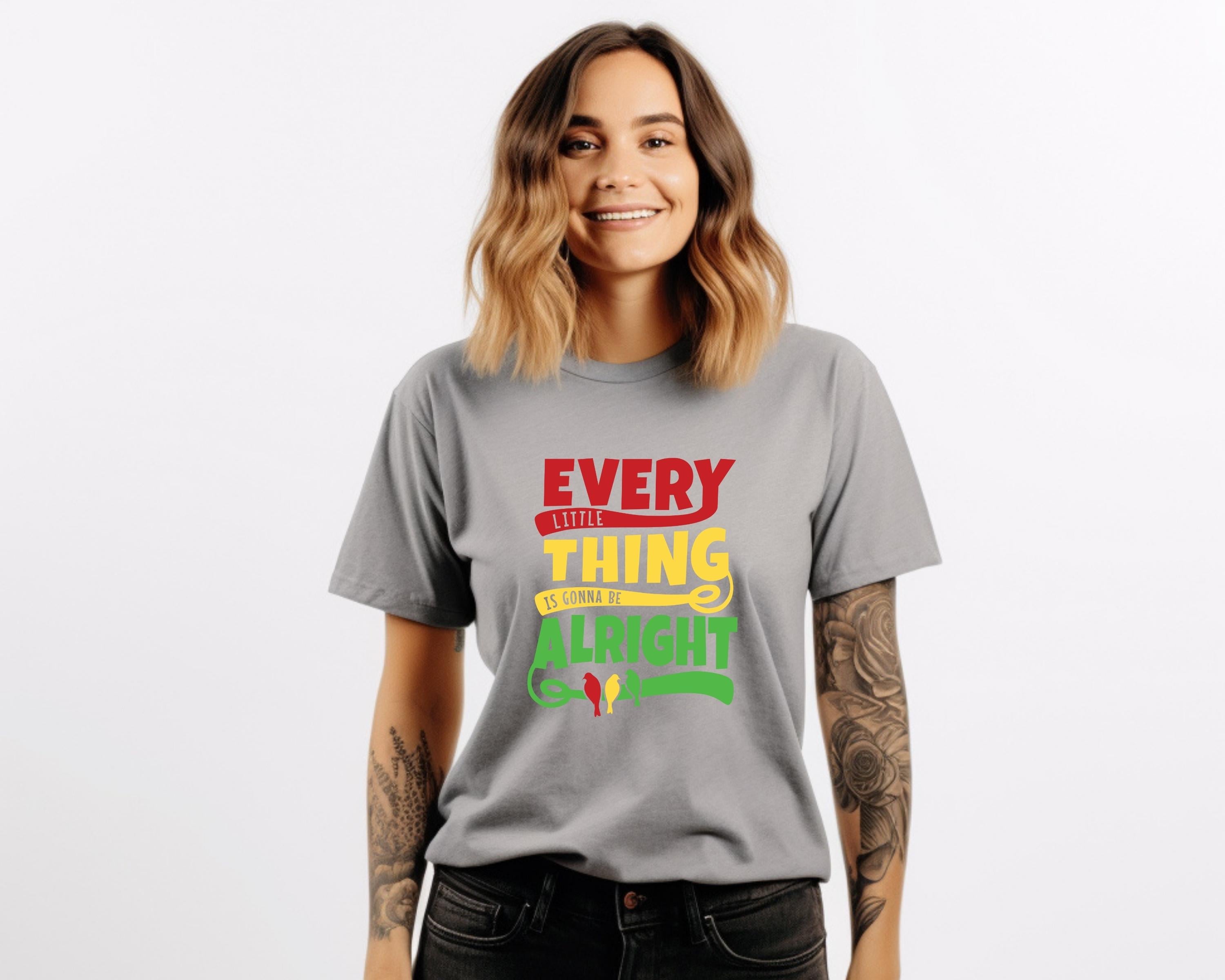 Comfort Colors Bob Marley Shirt: Every Little Thing, Reggae Tee
