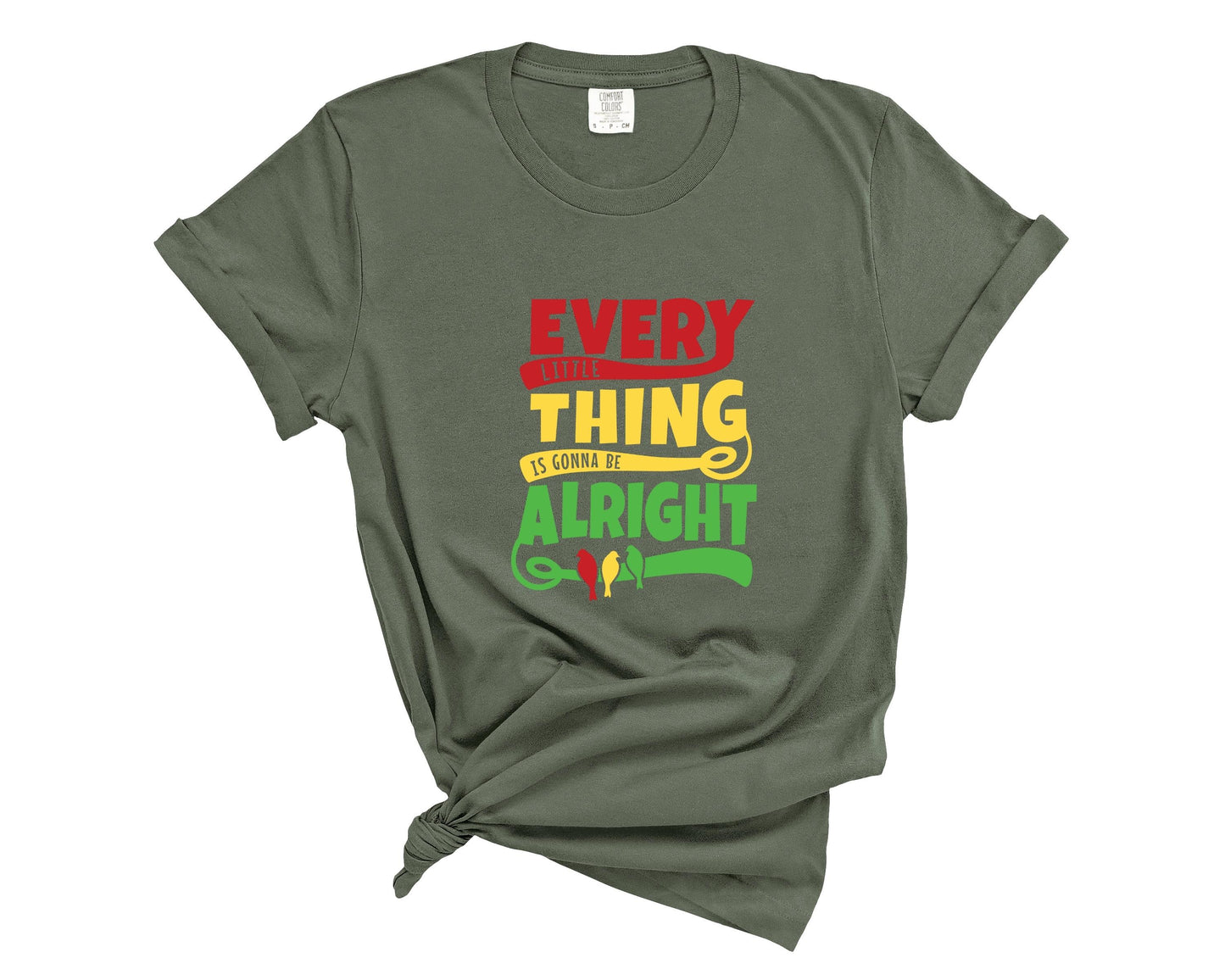 Comfort Colors Bob Marley Shirt: Every Little Thing, Reggae Tee
