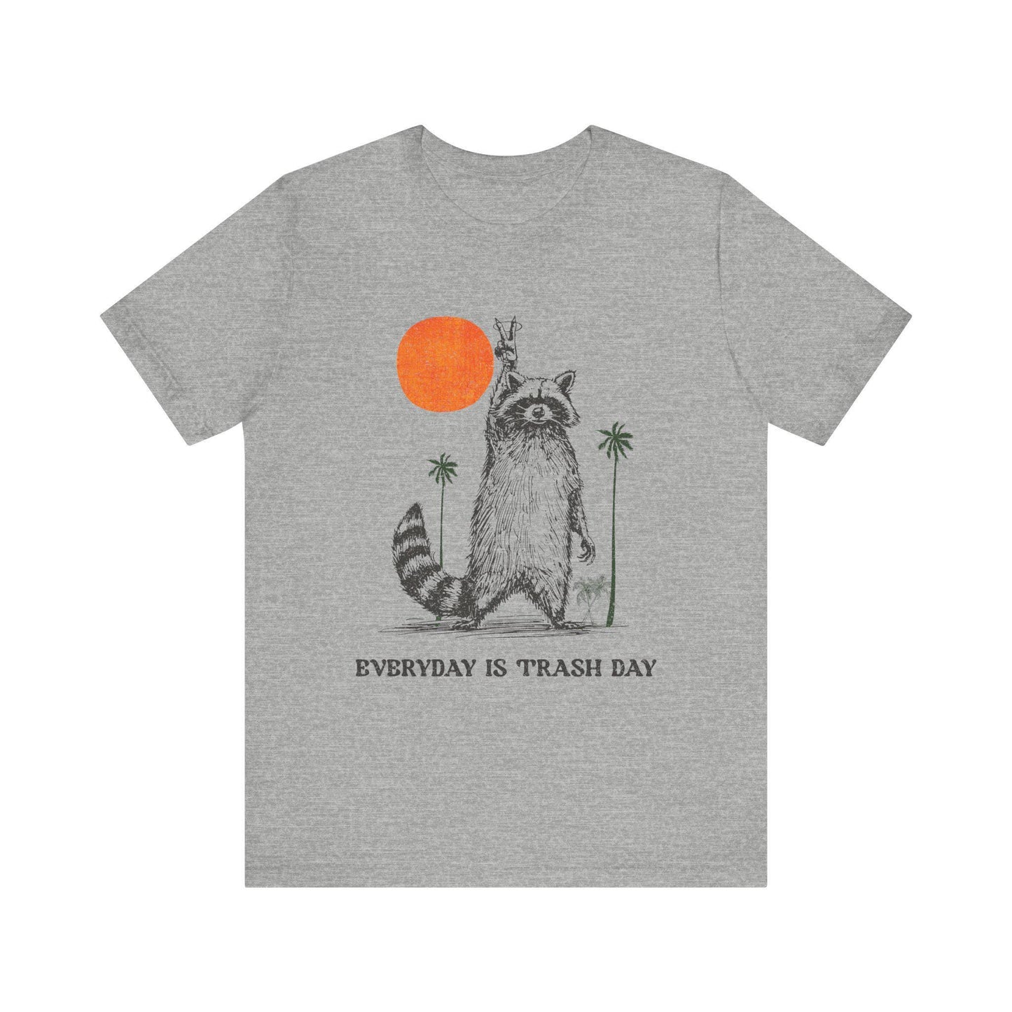 Retro Raccoon T-Shirt: Funny Graphic Tee - Every Day is Trash Day